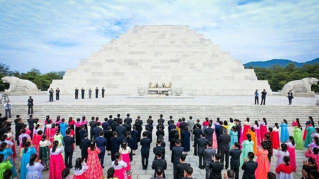 北 단군릉서 개천절 행사…민족보다 '문화유산' 초점 이동