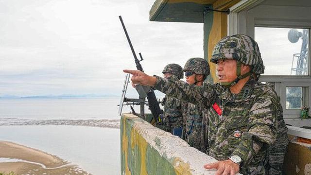 해병대사령관, 서해 NLL 최전방 우도경비대 작전대비태세 점검