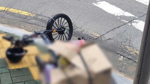 자전거 타고 추석 연휴 먹거리 사오다…70대, 화물차에 숨져