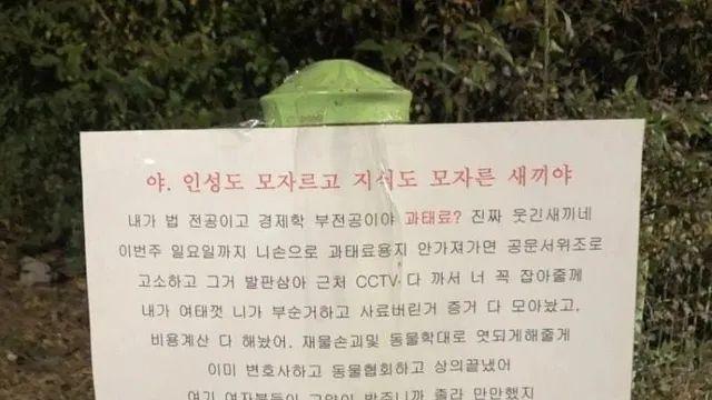 과태료 신고로 버튼 눌린 캣맘