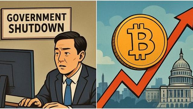 암호화폐 비트코인, 미국 셧다운으로 14% 급등... 또 한 번의 황금기 오나