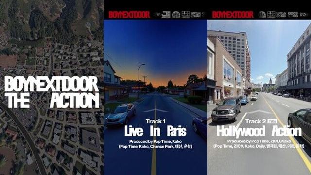 보이넥스트도어, ‘The Action’ 트랙리스트 공개…'할리우드 액션' 등 5곡 구성