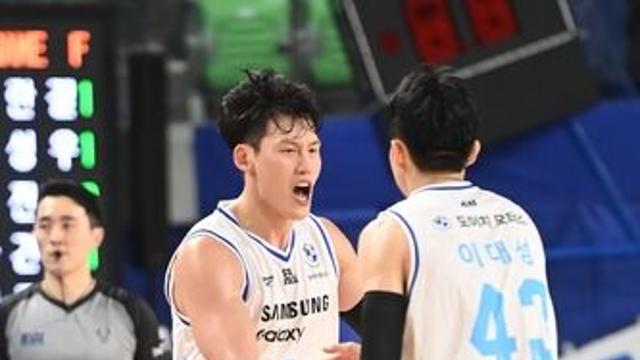 '4연속 꼴찌' 삼성, 외곽포 화력으로 2경기 만에 시즌 첫 승리(종합)