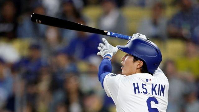 '생존왕' 김혜성, NLDS 1차전 벤치 시작…MLB 가을야구 데뷔는 일단 '대기'