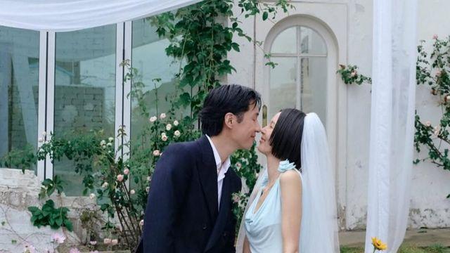 김나영, 행복한 결혼식 현장 공개 “♥마이큐와 가족 돼”