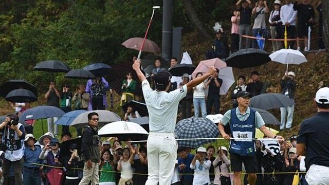 “옥태훈 천하” KPGA 경북오픈, 시즌 3승·통산 4승…예천 한맥CC와 ‘채리티’ 경북에 1억 원 기부