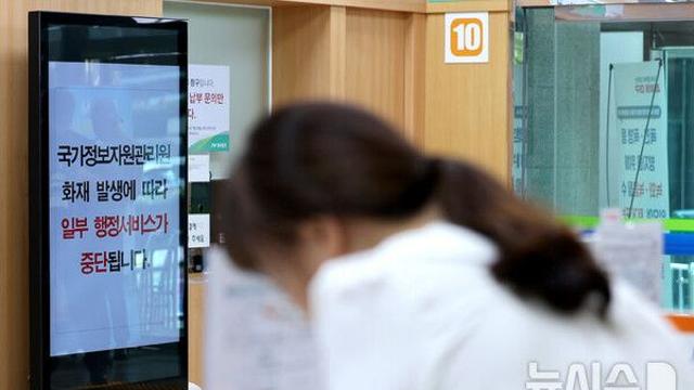 국정자원 장애시스템 복구율 20.7%…청사본부 홈페이지 등 가동(종합)