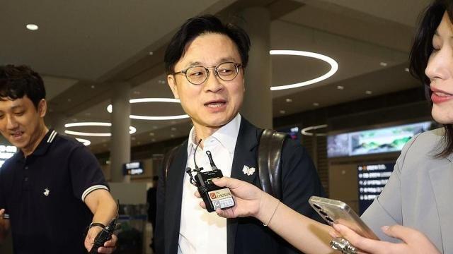 美 급파 후 귀국한 김정관 산업장관 
