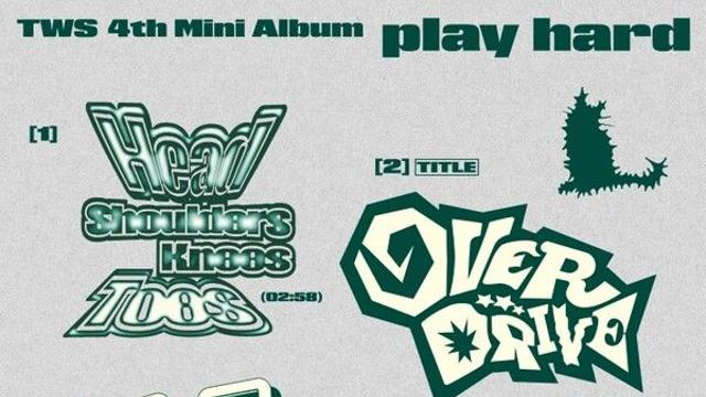 TWS, ‘play hard’ 트랙리스트 공개…지훈·도훈 곡 참여, 활동곡 'OVERDRIVE'