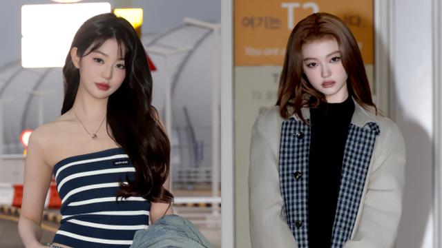“인형들이 공항에?” 장원영·엘라, 파리행 비주얼 폭발