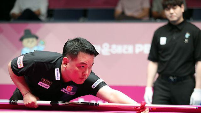 2시간 반 혈투 끝에 조재호가 웃었다…4-3 김종원 꺾고 레펀스와 '결승 대결'[크라운해태 챔피언십]
