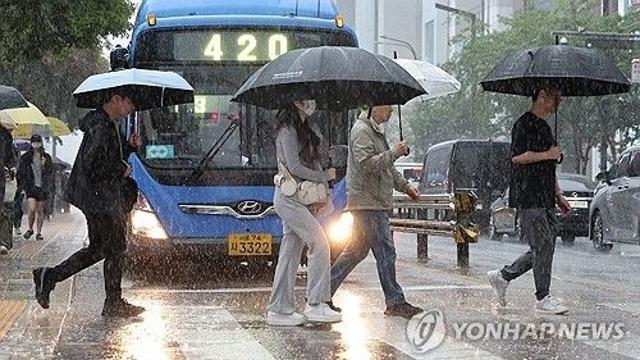 대전·세종·충남 흐리고 가끔 비…예상 강수량 5∼30㎜