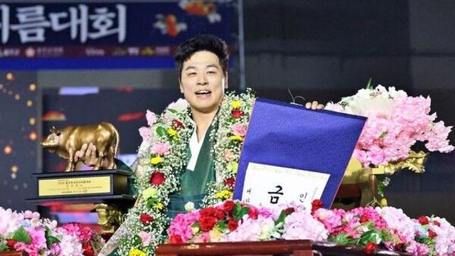 최정만, 울주추석장사씨름대회 금강장사 등극…통산 23번째 정상