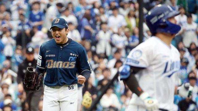데일리 MVP 구창모…NC, 와일드카드 결정 1차전서 삼성 제압(종합)