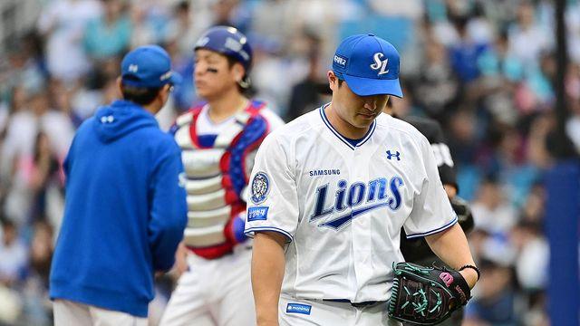 70억 FA '0이닝 4구' 강판 치욕→'병살타 3개' 와르르…삼성, 'WC 업셋' 희생양 위기 어쩌나 [WC1 현장]
