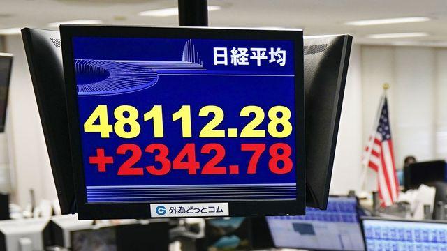 '아베노믹스' 다카이치 집권 전망에 日증시 4.8%↑·엔화 가치↓(종합)