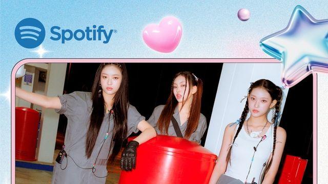 뉴진스 'ETA', 스포티파이 4억 스트리밍