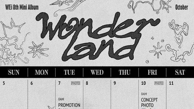 위아이, 미니 8집 'Wonderland' 프로모션 플랜 공개