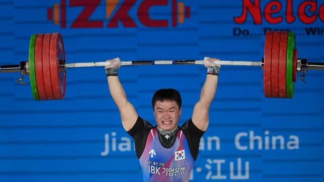 역도 손현호, 세계선수권 남자 79㎏급 용상 동메달