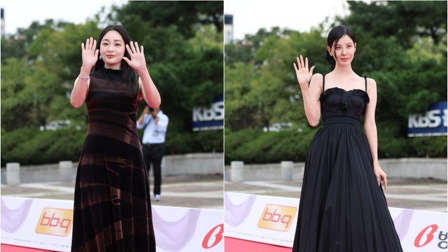 김민하·서현 등 블랙 드레스 여배우들, 서울드라마어워즈 레드카펫 눈부신 등장