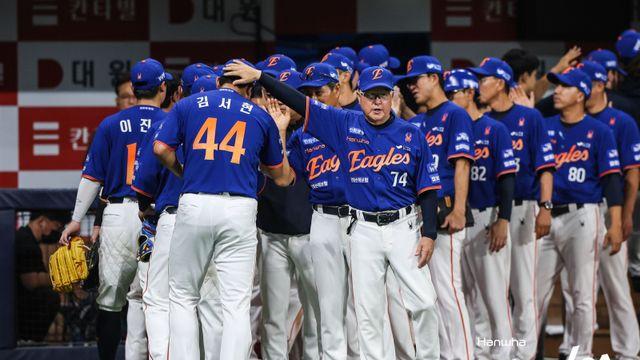 정규시즌 2위 한화, 9일부터 연습 경기 통해 플레이오프 대비