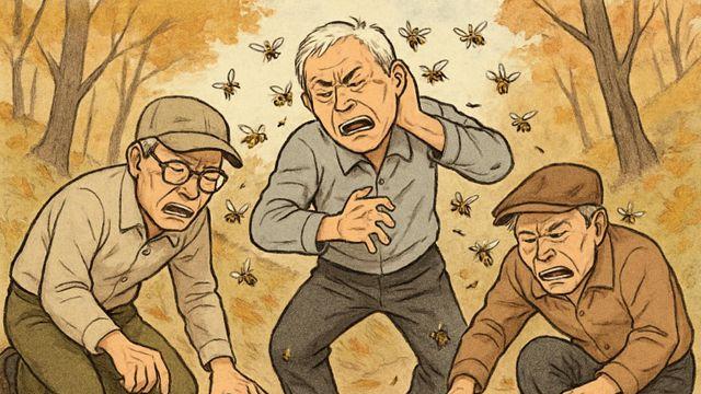 연천서 밤 줍던 노인 3명 벌에 쏘여 병원 이송