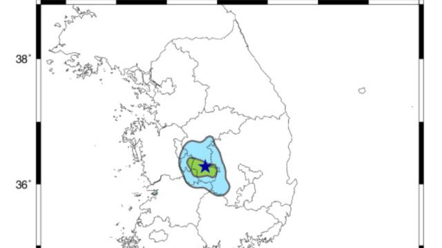 충북 옥천서 규모 3.1 지진…올해 한반도 발생 지진 중 세 번째 규모