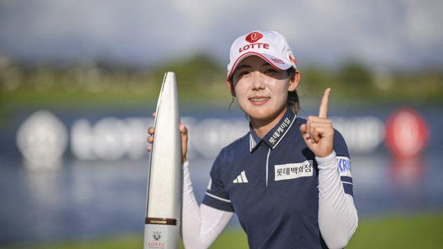 LPGA 투어 우승한 황유민, BMW 대신 상상인 출전하는 이유