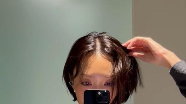 마마무 화사, 깜짝 '숏컷 단발' 변신 공개