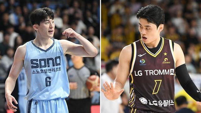 소노 이정현 vs LG 유기상, 국대 백코트 듀오 '진검승부'