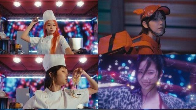 르세라핌, ‘SPAGHETTI’ 티징필름 공개…'볼맛요리 허윤진·김채원→라이더 사쿠라' 변신