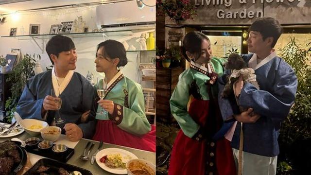 배성재♥김다영, 첫 명절 근황 공개 