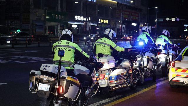 경찰, 한글날 천안·아산서 폭주족 단속…55건 적발