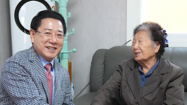 김영록 전남도지사, 목포 경로당 찾아 어르신 안부 살펴