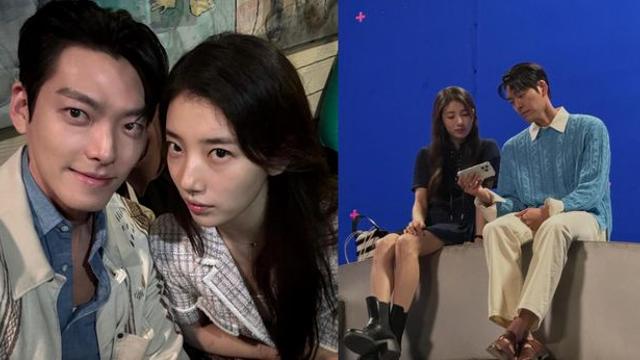 김우빈, 수지와 다정한 비하인드 컷 공개…