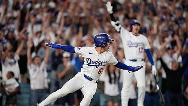 김혜성, 연장 11회 끝내기 득점…다저스, 2년 연속 NLCS 진출