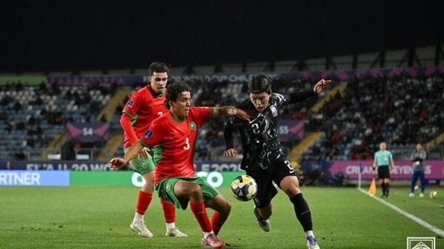 '김태원 만회골' 한국, 모로코에 1-2 패배…U-20 월드컵 16강서 탈락
