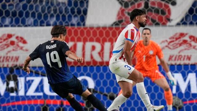 일본 축구, '한국 다음 상대' 파라과이와 2-2 무승부