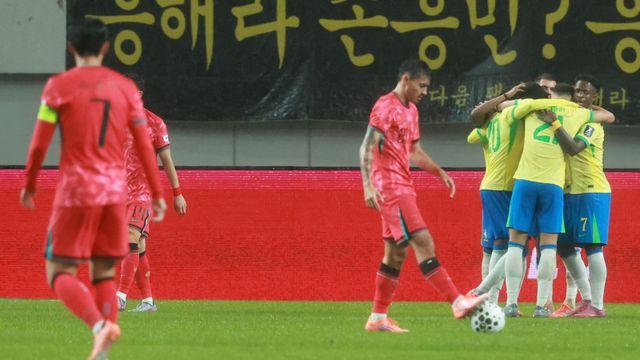 ‘철기둥도 흔들’ 홍명보호, 후반 4분 만에 2실점…0-4 열세 [IS 상암]