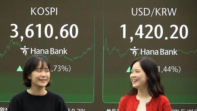 연휴 직후 엇갈린 금융시장…코스피 최고가인데 환율도 급등