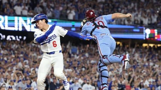'깜짝 등장' 김혜성이 결승득점, 경기 끝냈다!…다저스, 연장 혈투 끝 필라델피아 제압하고 NLCS 진출