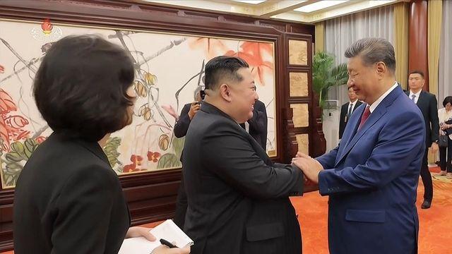 시진핑, 김정은에 