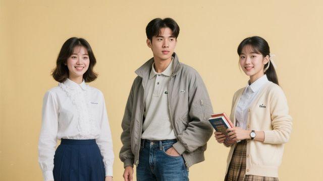 80년대 부자집 10대들 패션
