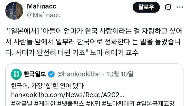 요즘 일본사는 한일혼혈 MZ들 근황