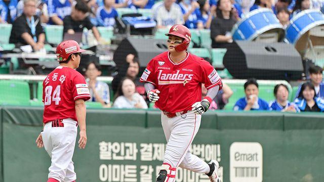'또 초구 공략→2G 연속 홈런' 존재감 확실하게 알린 고명준…