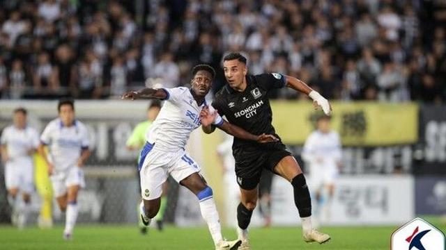 K리그2 선두 인천, 성남 원정서 2-2 덜미…2위 수원과 승점 8 차