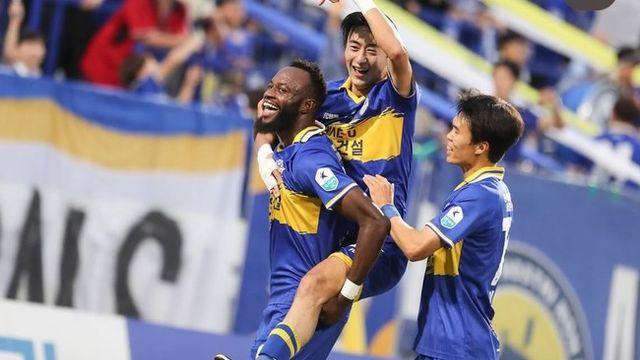 [K리그2 라이브] 충남아산 골잡이 은고이, 6호 골 폭발...