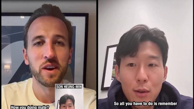 EPL 전설 ‘손케듀오’, 영상 통화서 무슨 대화 주고받았나…“과거의 너에게 조언 부탁해”