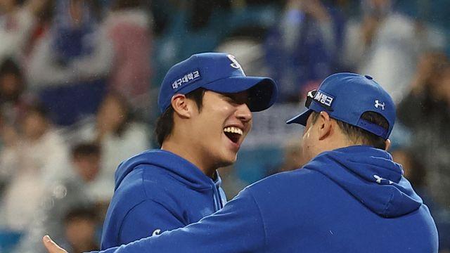 '100% 확률 잡았다' 시리즈 업셋 노리는 삼성, 4차전 가라비토 불펜 기용? 