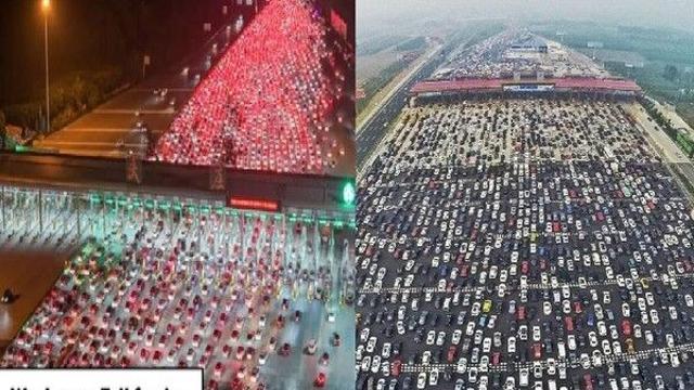 36차선 개방했는데도…귀경 행렬에 도로 멈춘 '이 나라'